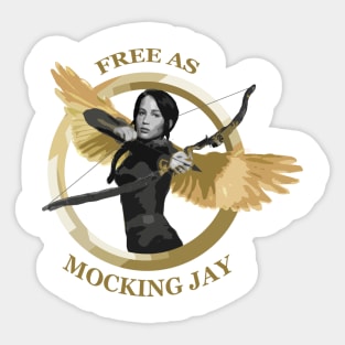 Free as Mocking Jay Sticker